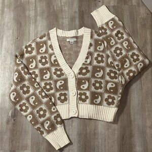 American Eagle Button Front Knit Cardigan Sweater Women's Size S